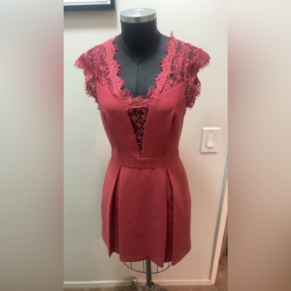 BCBG lace cocktail dress